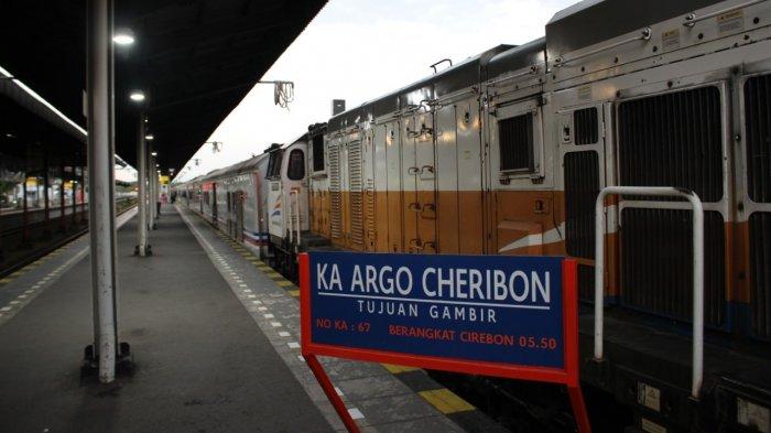 ILUSTRASI; Kereta Api Arho Cheribon.