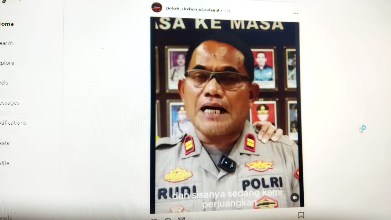 Tangkapan layar pernyataan Iptu Rudiana, ayah Muhammad Rizky (Eky) dalam kasus Vina Cirebon angkat suara.