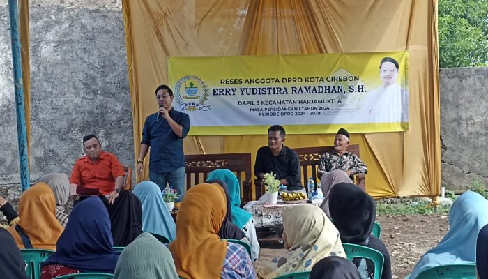 Reses DPRD, Erry Yudistira Serap Aspirasi Warga RW 09 Sitopeng