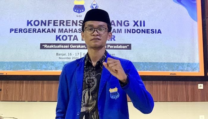 Muhamad Abdul Wahid Pimpin PC PMII Kota Banjar 2024-2025