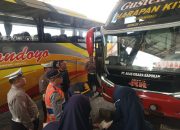 Pastikan Libur Nataru Aman, Bus di Terminal Harjamukti Dicek Fisik