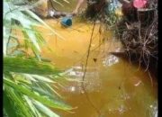 Tumpahan Diduga dari Kecelakaan di Tol, Warga Cirebon Ambil Cairan Mirip Minyak Goreng dari Sungai