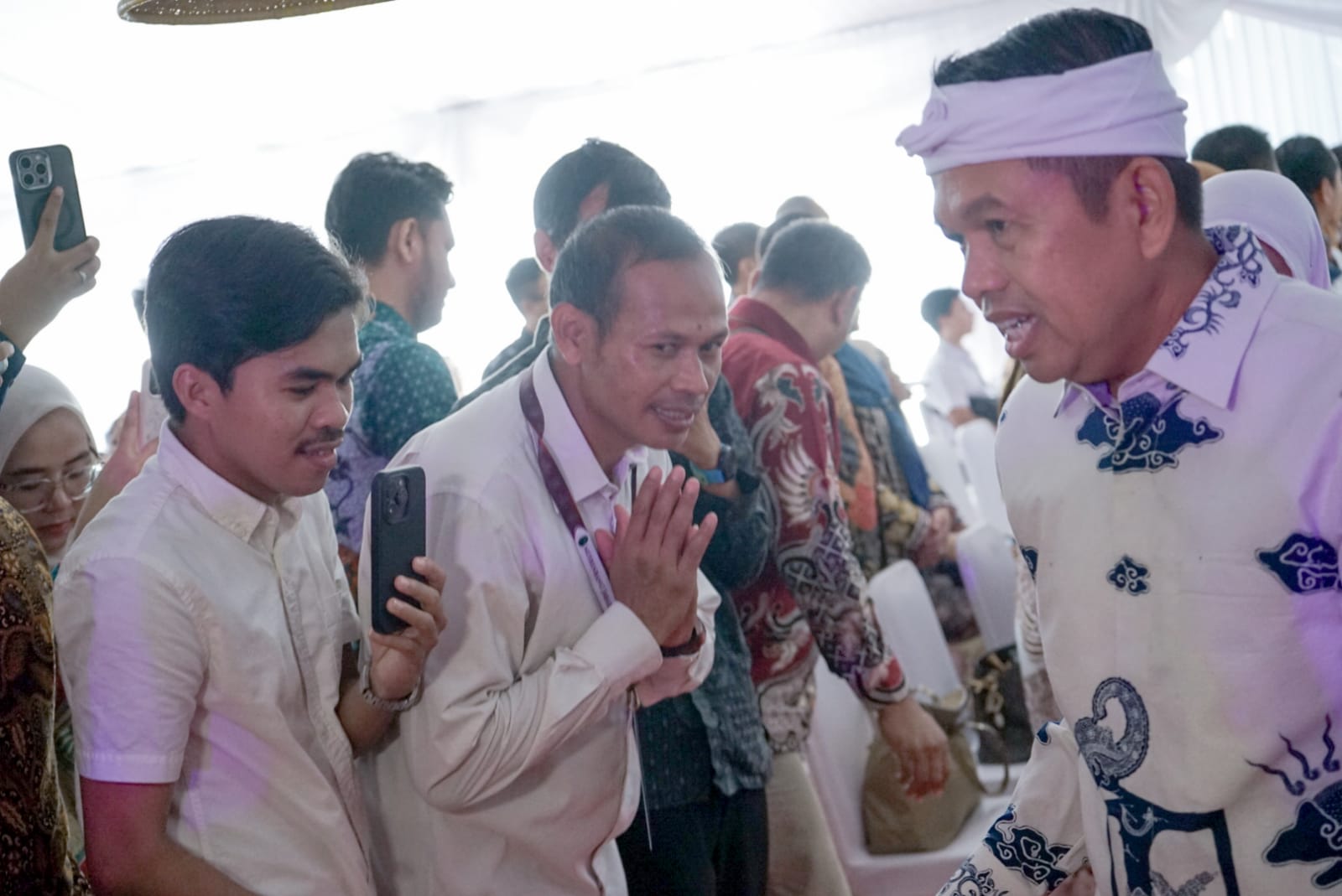 Gubernur Jawa Barat Dedi Mulyadi saat Gedung Bale Jaya Dewata.