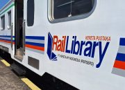 KAI Hadirkan Rail Library, Ajak Pelajar Belajar di Dalam Gerbong Perpustakaan