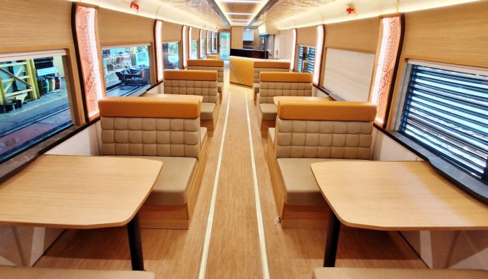 KAI Daop 3 Cirebon Tambah Fasilitas Baru, Hadirkan Kereta Makan Premium di KA Cakrabuana dan Gunungjati