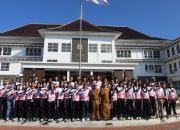 Kontingen Voli Kuningan Dilepas untuk BK Porprov Jabar XV, Bupati Titip Semangat Juang