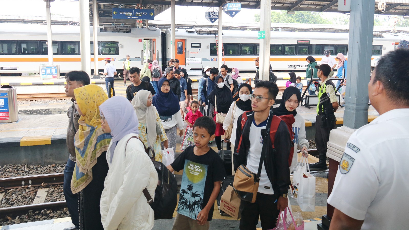 perjalanan kereta api