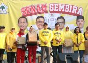 Peringati HUT ke-80 RI, DPD Partai Golkar Gelar Senam Gembira