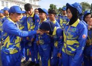 Bupati Kuningan Lepas Kontingen POPDA XIV Jabar 2025, Target Masuk 10 Besar