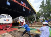 Meriahkan HUT Ke-80, KAI Daop 3 Cirebon Gelar Lomba Tarik Lokomotif