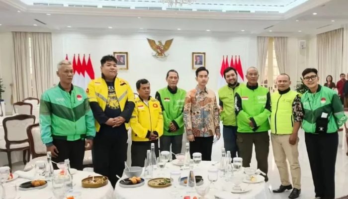 Gaya Bicara Perwakilan Ojol Saat Temui Wapres Gibran Jadi Sorotan Publik