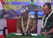 Bupati Imron Buka Program BSMSS 2025, TNI dan Warga Bersinergi Bangun Desa Sambeng