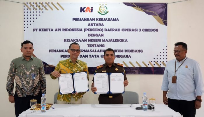 KAI Daop 3 Cirebon dan Kejari Majalengka Perkuat Sinergi Penanganan Hukum