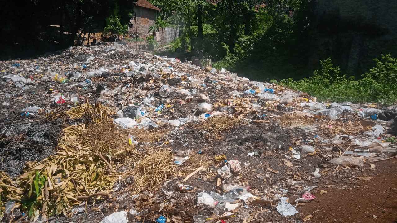 timbunan sampah liar