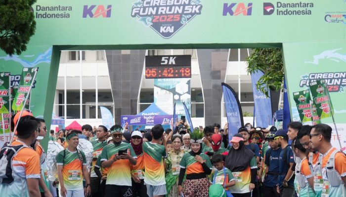 KAI Daop 3 Cirebon Gelar ‘Cirebon Fun Run 2025’ Dukung Gaya Hidup Sehat dan Ramah Lingkungan