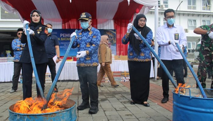 7,2 Juta Batang Rokok Ilegal Dimusnahkan, Bea Cukai Selamatkan Negara Rp 5,3 Miliar