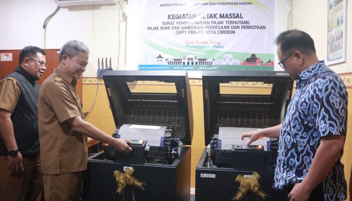 Optimalkan Pendapatan Daerah, Pemkot Cirebon Cetak Massal SPPT PBB-P2 Tahun 2026